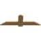Ekena Millwork Eugene Smooth Timber Gable Bracket, Western Red Cedar, 48"W x 16"H x 1 1/2"D x 5 1/2"F, 8/12 Pitch GBW048X16X0206EUG00SWR - alternate 4